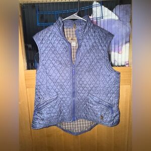 Barbour Women's Quilted Vest Purple, Size 10